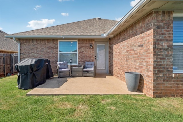 4116 NW 154th St, Edmond, OK 73013 - view of patio with grilling area
