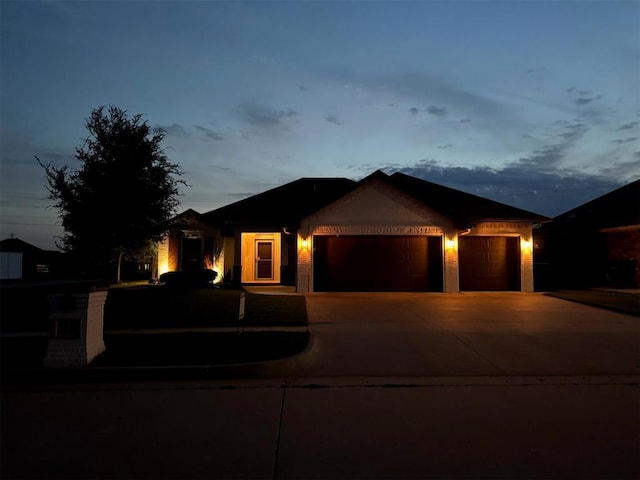 7313 Jack Dr, Oklahoma City, OK 73132 - single story home with a garage and concrete driveway