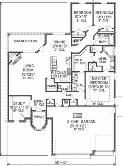 7313 Jack Dr, Oklahoma City, OK 73132 - view of home floor plan