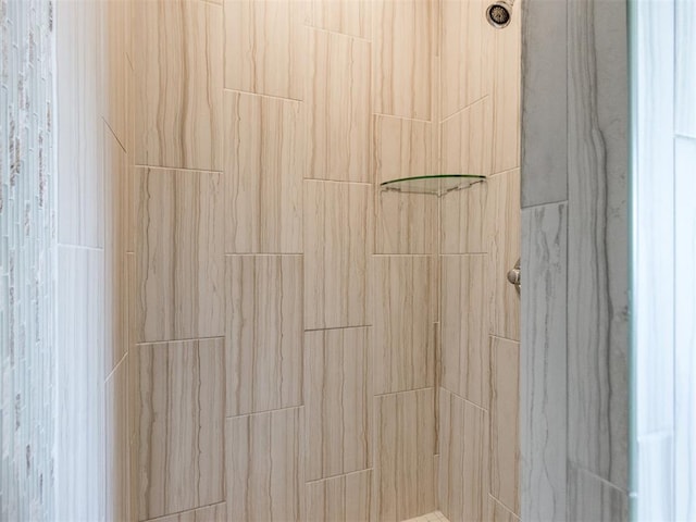 7313 Jack Dr, Oklahoma City, OK 73132 - bathroom view of a tile shower