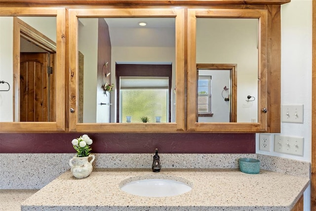 227 Quail Hollow Way, Choctaw, OK 73020 - bathroom with vanity