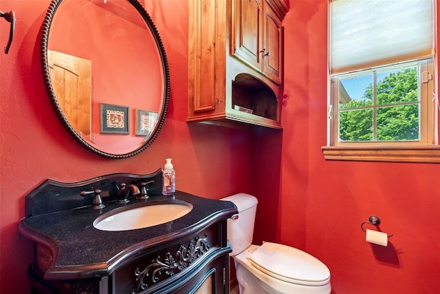 227 Quail Hollow Way, Choctaw, OK 73020 - bathroom with toilet and vanity