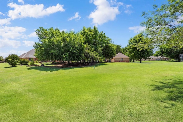 227 Quail Hollow Way, Choctaw, OK 73020 - view of grassy yard