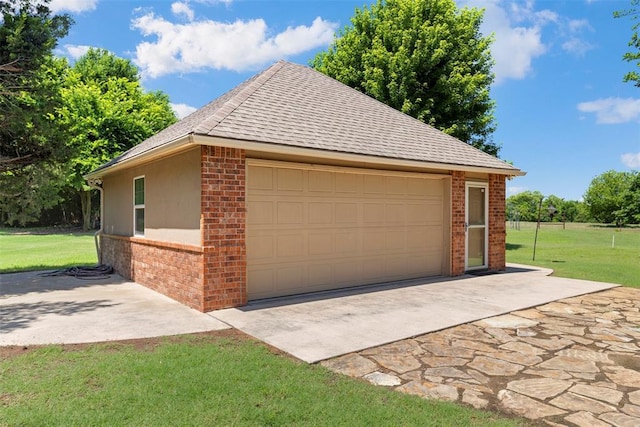 227 Quail Hollow Way, Choctaw, OK 73020 - view of detached garage