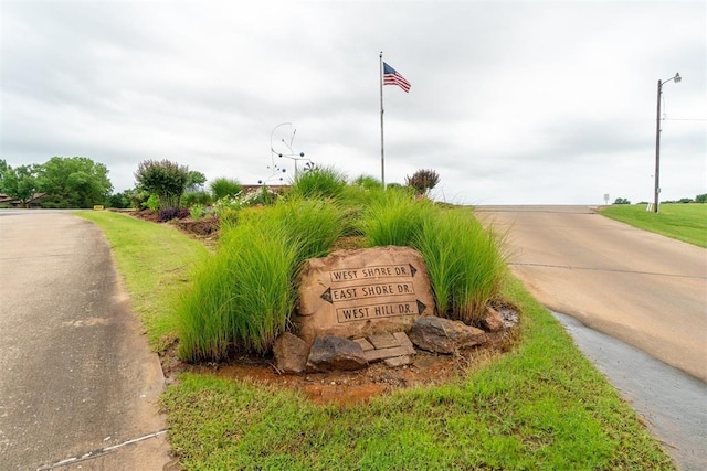 80 E Shore Dr, Arcadia, OK 73007 - view of community sign