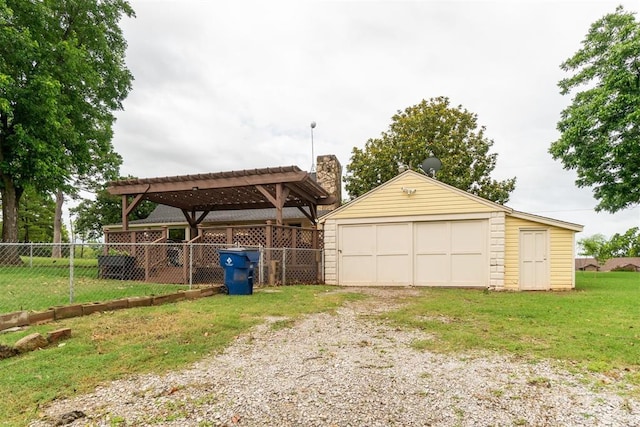 80 E Shore Dr, Arcadia, OK 73007 - view of detached garage