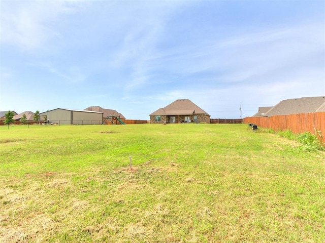 2395 County Road 1260, Blanchard, OK 73010 - view of yard featuring a playground