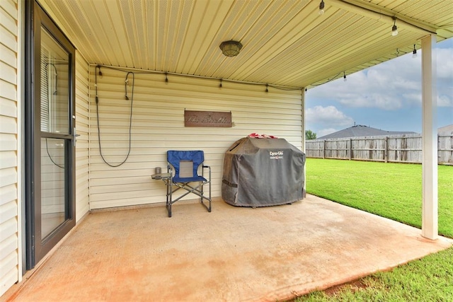 11704 NW 135th Ter, Piedmont, OK 73078 - view of patio featuring grilling area