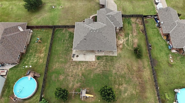 2524 Faint Ridge Way, Piedmont, OK 73078 - bird's eye view of a pool area