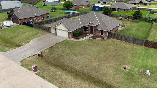 2524 Faint Ridge Way, Piedmont, OK 73078 - aerial view of residential area