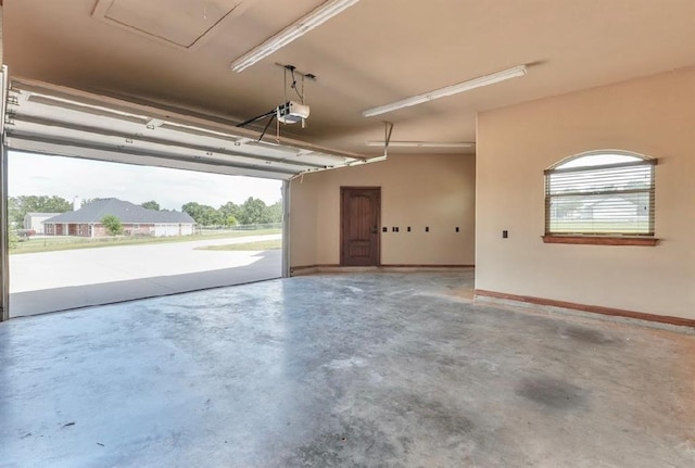 30202 Sleepy Hollow Dr, Mcloud, OK 74851 - garage with baseboards