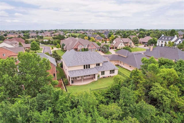 13209 Blue Canyon Cir, Oklahoma City, OK 73142 - aerial perspective of suburban area