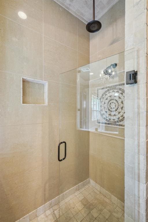 13209 Blue Canyon Cir, Oklahoma City, OK 73142 - bathroom with a stall shower
