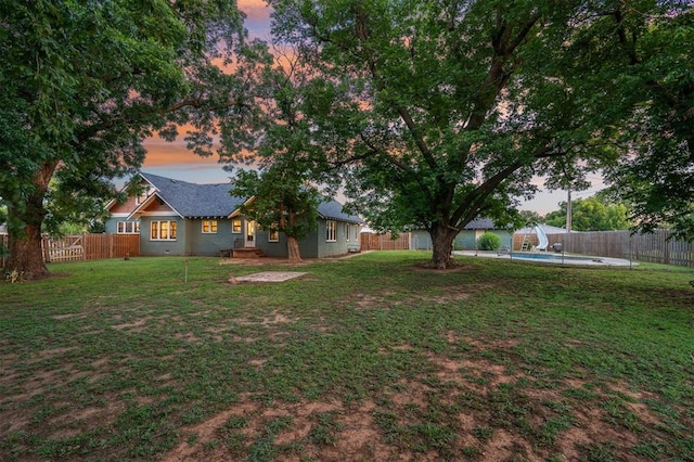 1828 S 7th St, Chickasha, OK 73018 - view of fenced backyard