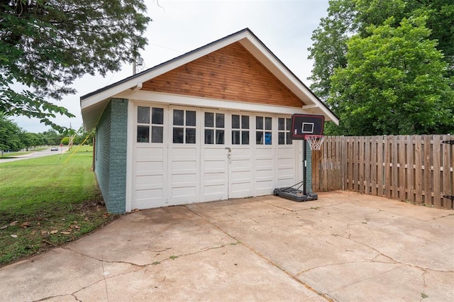 1828 S 7th St, Chickasha, OK 73018 - view of detached garage
