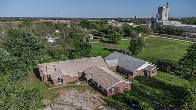 1028 N 11th St, Chickasha, OK 73018 - aerial view of property and surrounding area