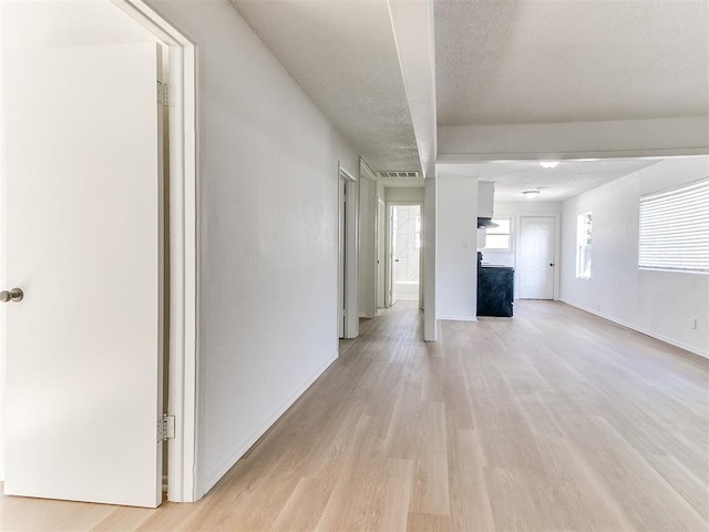 2924 SW 51st St, Oklahoma City, OK 73119 - unfurnished living room featuring light wood-style flooring