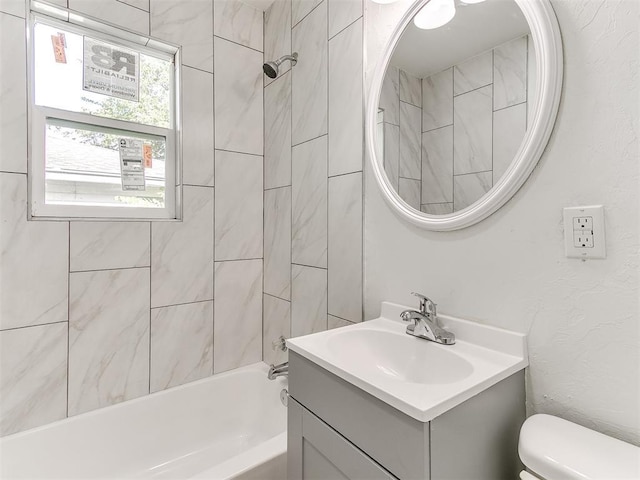 2924 SW 51st St, Oklahoma City, OK 73119 - bathroom featuring vanity and shower / bathtub combination