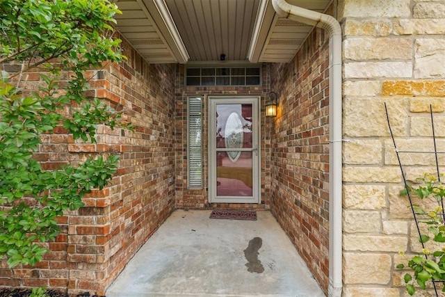 619 SW 28th St, Moore, OK 73160 - view of exterior entry with brick siding