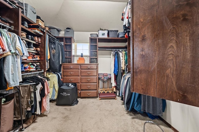 5420 NE 56th St, Oklahoma City, OK 73121 - walk in closet featuring light colored carpet