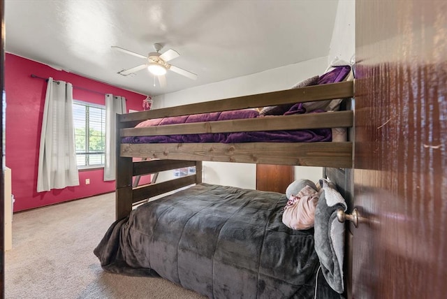 5420 NE 56th St, Oklahoma City, OK 73121 - bedroom featuring carpet flooring and a ceiling fan