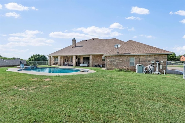 5420 NE 56th St, Oklahoma City, OK 73121 - view of swimming pool with a patio