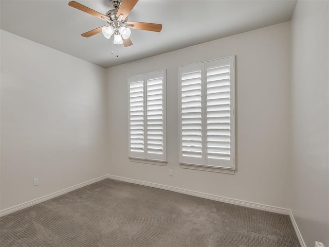 8408 NW 134th St, Oklahoma City, OK 73142 - empty room with carpet and ceiling fan