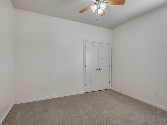 8408 NW 134th St, Oklahoma City, OK 73142 - unfurnished room featuring a ceiling fan and carpet floors