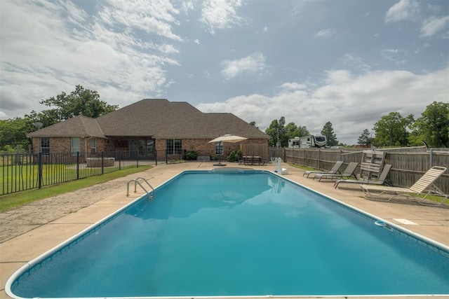 4120 S Choctaw Rd, Choctaw, OK 73020 - view of pool with a patio area