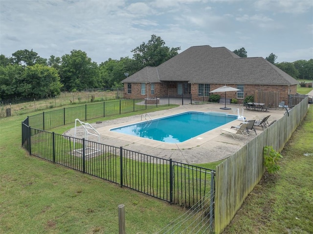 4120 S Choctaw Rd, Choctaw, OK 73020 - view of pool with a patio