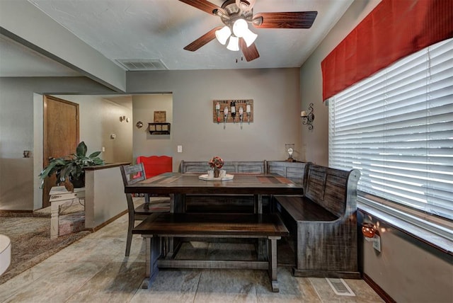 881 County St Unit 2938, Tuttle, OK 73089 - dining area with ceiling fan