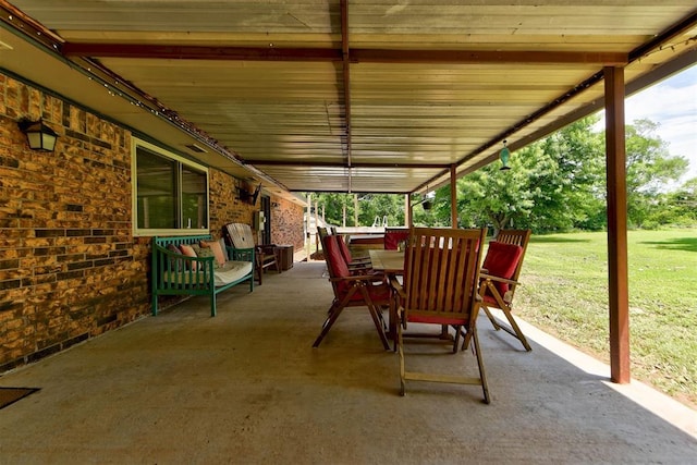 881 County St Unit 2938, Tuttle, OK 73089 - view of patio / terrace featuring outdoor dining area