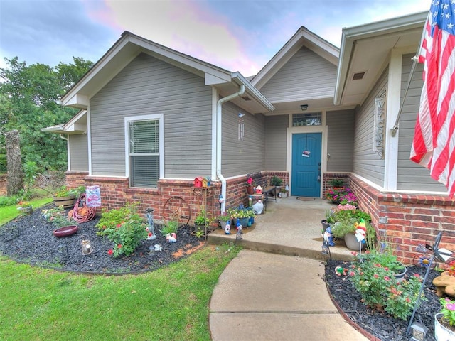 21945 N Fork Rd, Luther, OK 73054 - view of front of house with brick siding