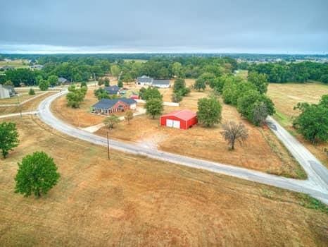 23 Lake Ln, Shawnee, OK 74804 - drone / aerial view