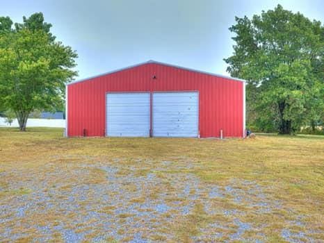 23 Lake Ln, Shawnee, OK 74804 - view of detached garage