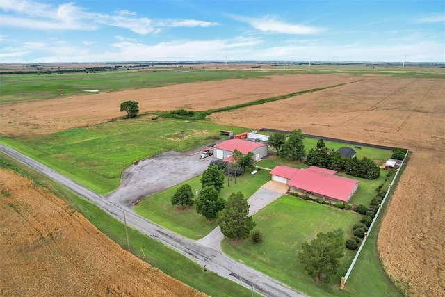 22071 E 1250th Rd, Rocky, OK 73661 - aerial view of sparsely populated area