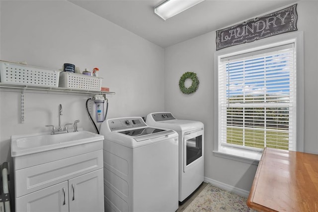 22071 E 1250th Rd, Rocky, OK 73661 - laundry room featuring independent washer and dryer and baseboards