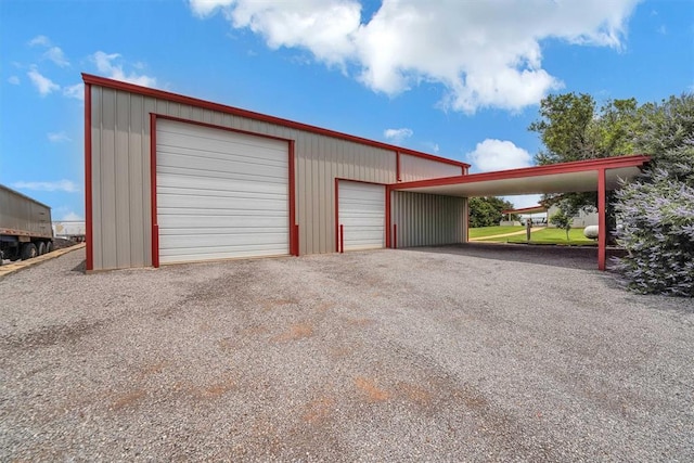 22071 E 1250th Rd, Rocky, OK 73661 - garage featuring a garage