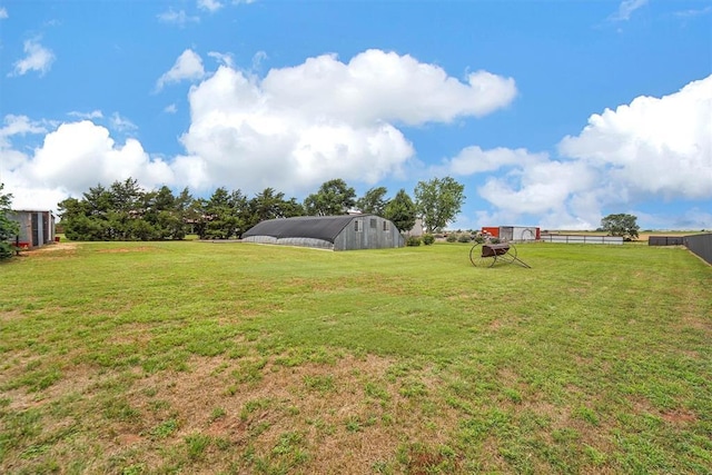 22071 E 1250th Rd, Rocky, OK 73661 - view of yard featuring an outbuilding and a barn