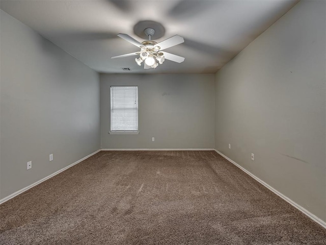 12300 NW 4th St, Yukon, OK 73099 - spare room featuring carpet floors and ceiling fan