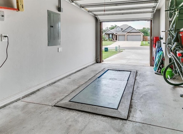 8401 Poplar Dr, Edmond, OK 73034 - garage with electric panel