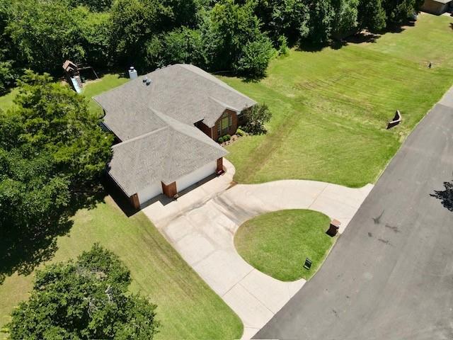 12200 Whispering Pnes, Guthrie, OK 73044 - view from above of property