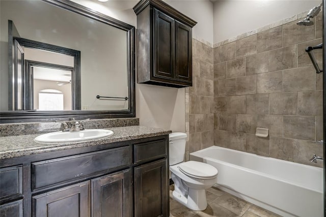 3904 Normandy Rd, Edmond, OK 73013 - full bath with vanity and tub / shower combination