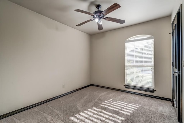 3904 Normandy Rd, Edmond, OK 73013 - unfurnished room with carpet flooring and ceiling fan