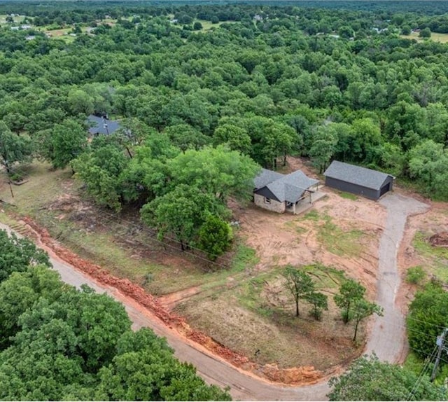 14500 Williams Way, Luther, OK 73054 - view of property location featuring a forest