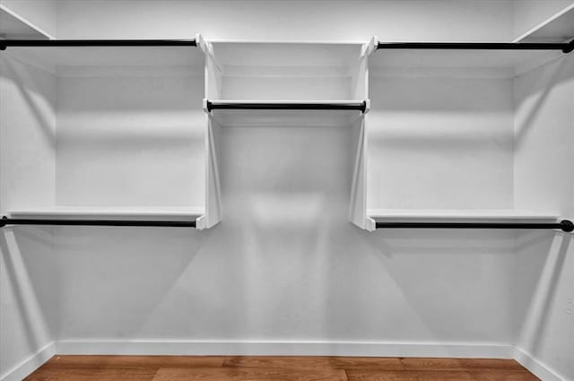 14500 Williams Way, Luther, OK 73054 - walk in closet featuring wood finished floors
