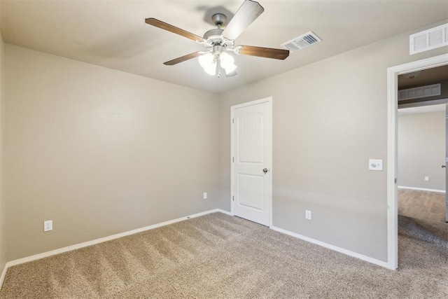 2718 Sharpish Way, Norman, OK 73069 - unfurnished bedroom featuring carpet flooring and ceiling fan