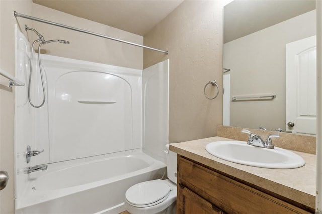 2718 Sharpish Way, Norman, OK 73069 - full bath featuring vanity, tub / shower combination, and a textured wall