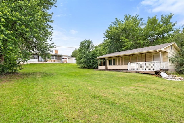 3409 S 4th St, Chickasha, OK 73018 - view of grassy yard