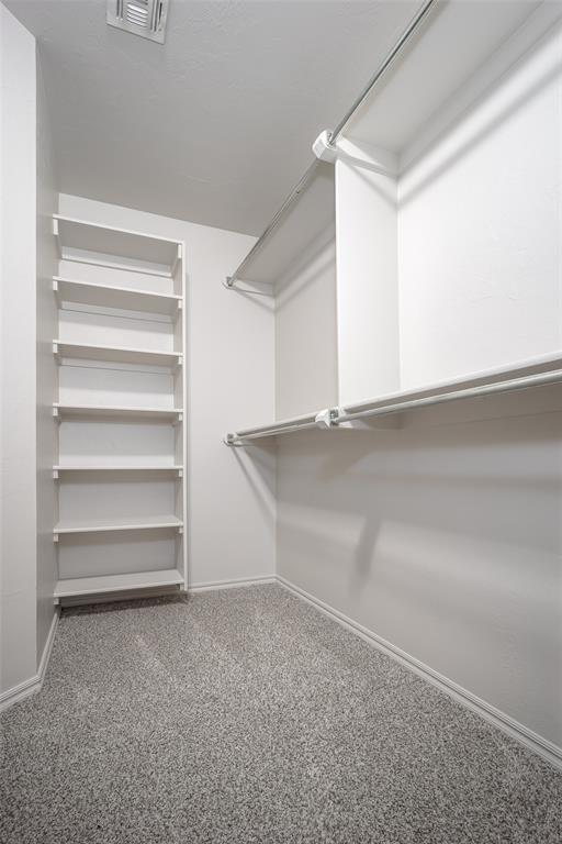 16312 Old Elm Ln, Edmond, OK 73013 - spacious closet with carpet floors